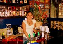 Saipan Evolution - Hawaii Bar & Grill - One of their friendly and cheerful staff Ann